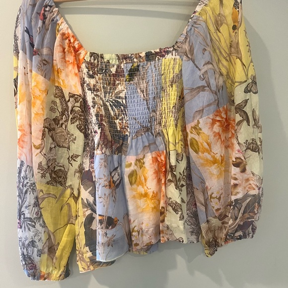 Banana Republic Size Medium Ramie Twist Front Shirt - Picture 4 of 7